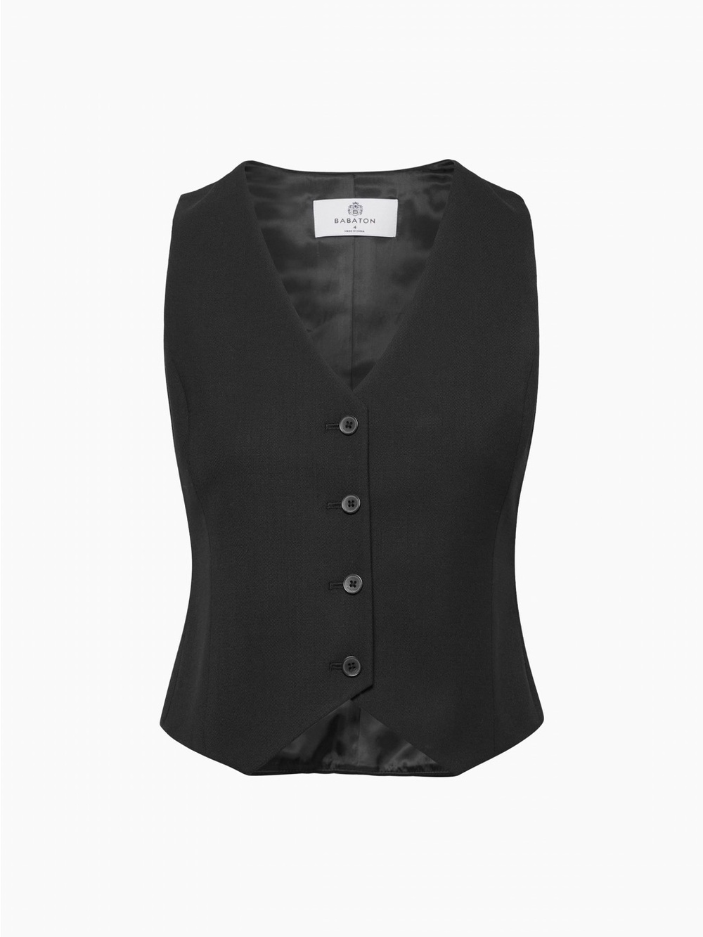 Babaton Black Deniro Vest